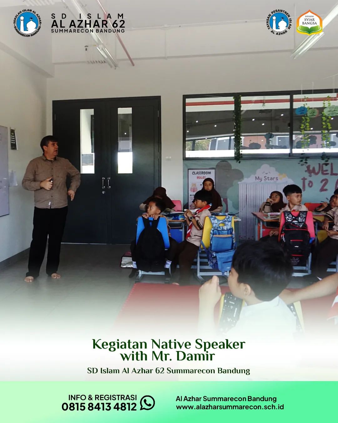 Kegiatan Native Speaker with Mr. Damir